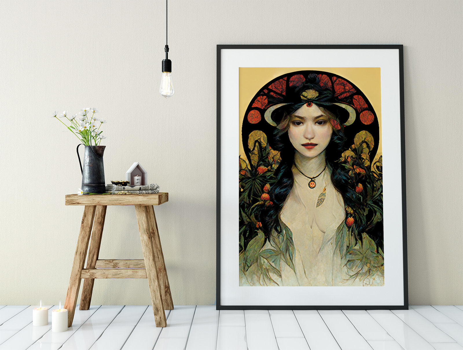 Lilith Occult Goddess Poster, Lilith Print, No Frame