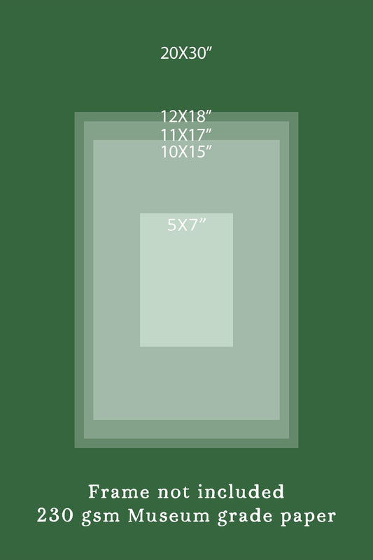 Pathway To The Moon Print Bohemian Large Artwork Premium Archival Quality Fine Art Wall Decor by My Store