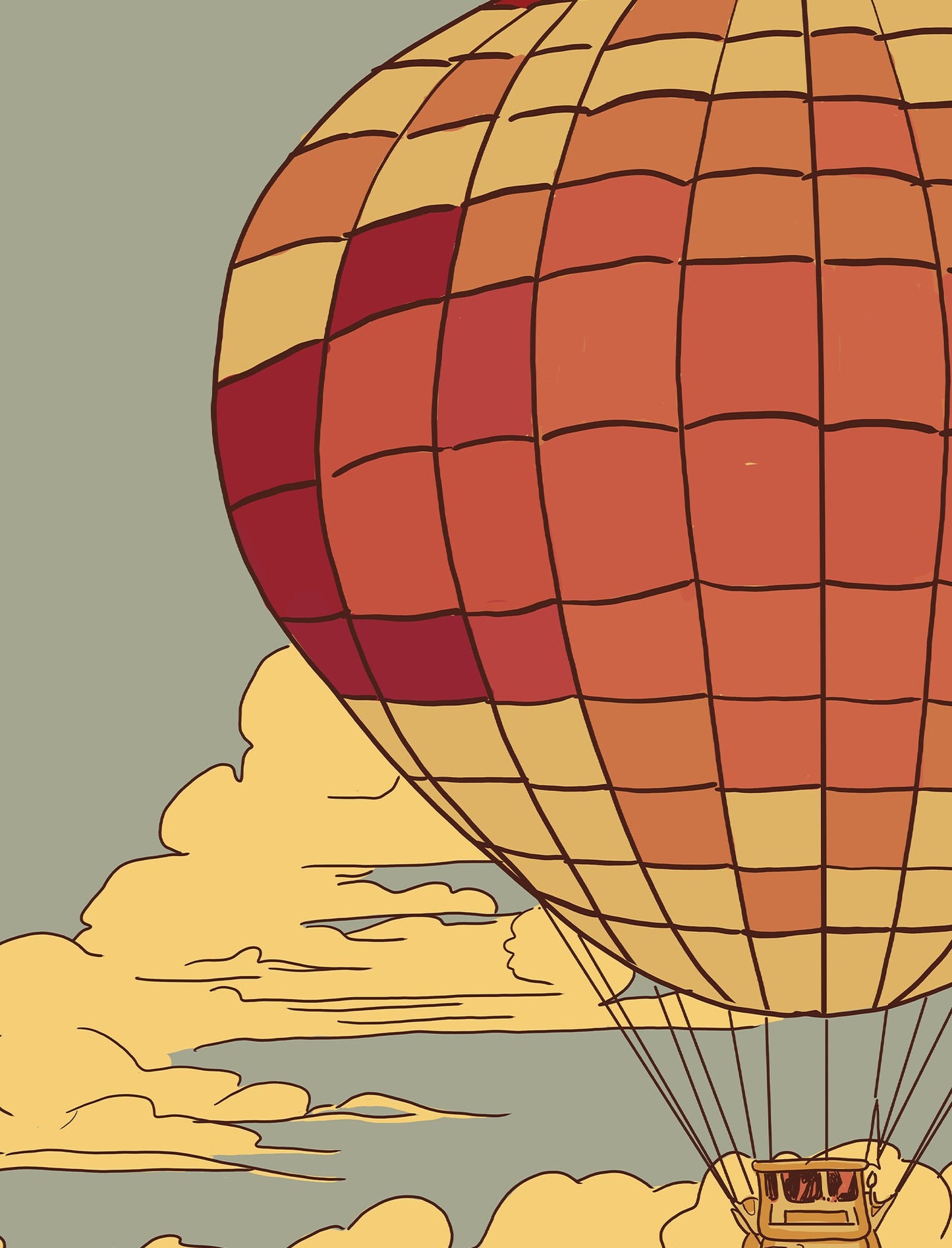 Six Of Swords- Tarot Card Print - The 6 Of Swords "Floating on to the Other Side" Card Poster, No Frame