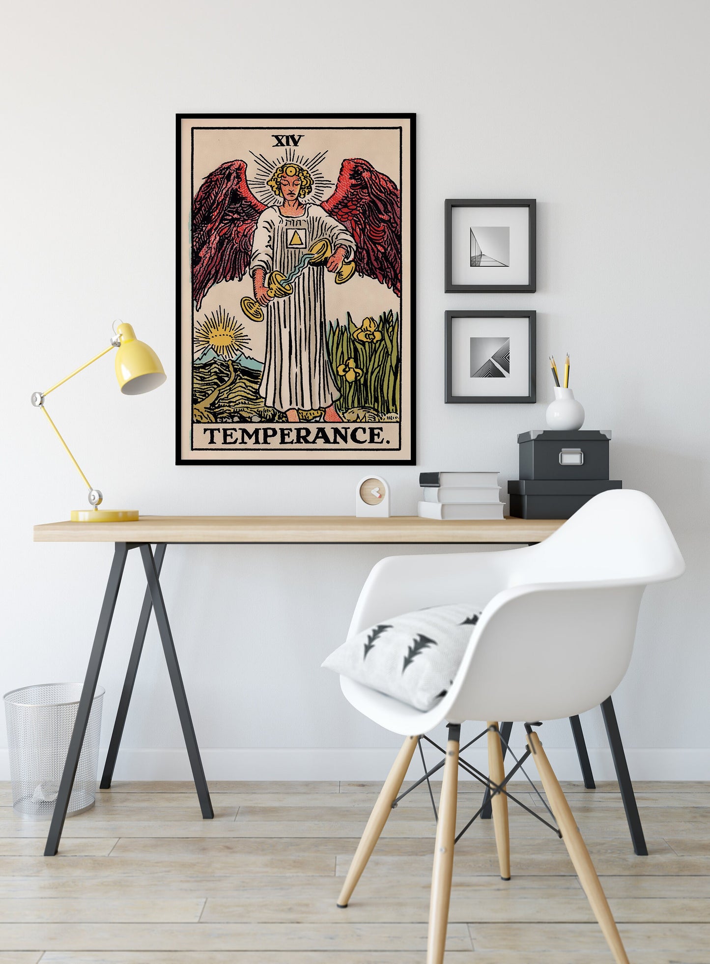 Temperance - Tarot Card Print - The Temperance Card Poster, No Frame