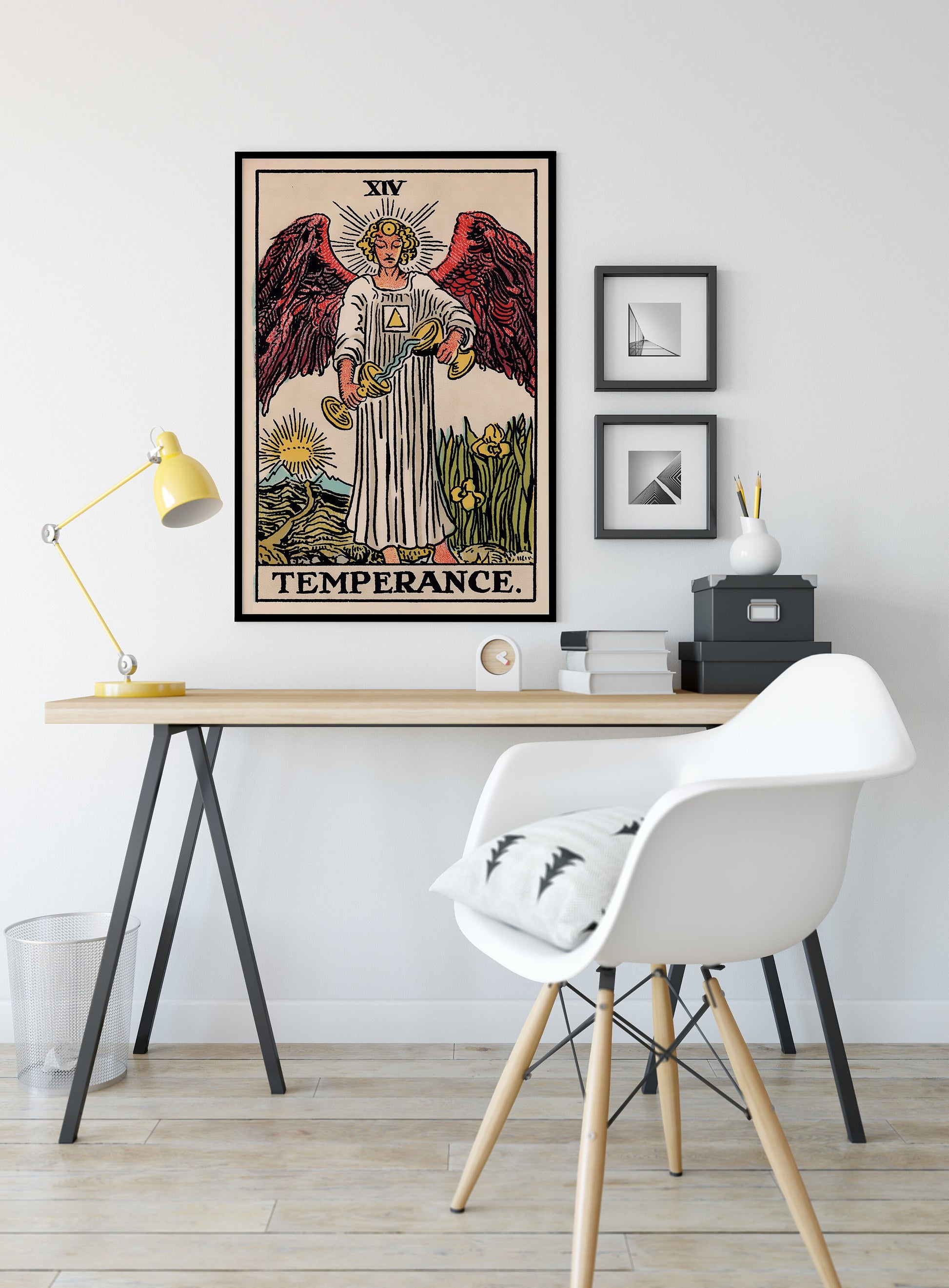 Temperance - Tarot Card Print - The Temperance Card Poster, No Frame