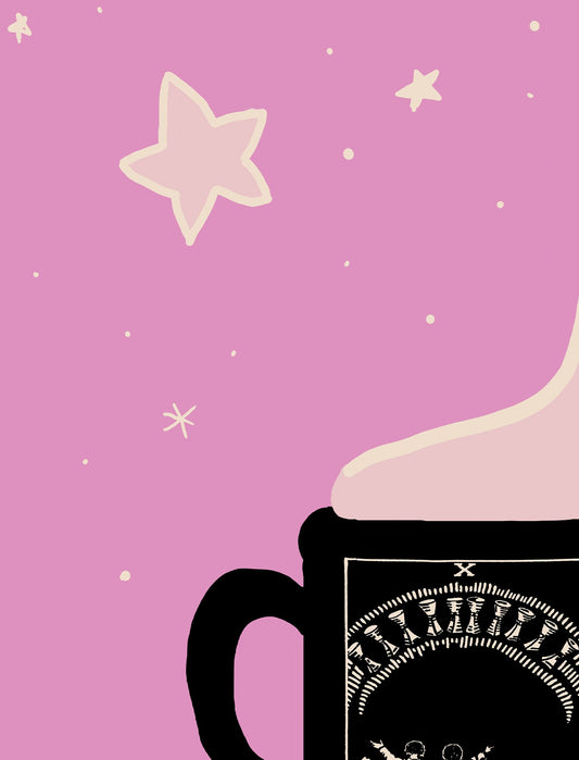 The Coffee Tarot Card Poster No Frame Unique Card Print by My Store