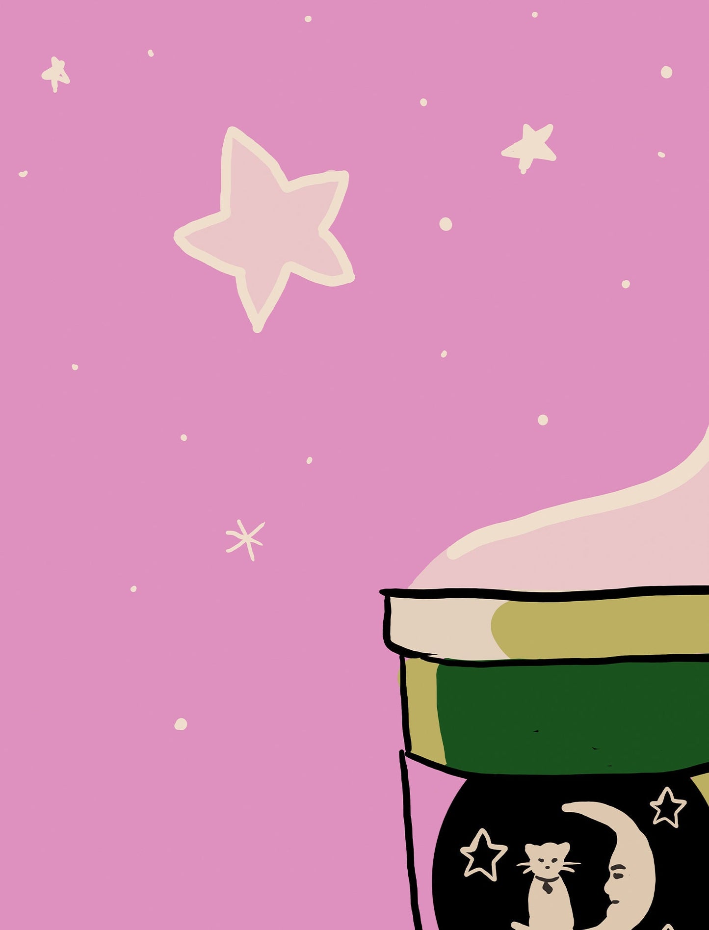 The Coffee - Tarot Card Print - The Coffee Card Poster (No Frame)