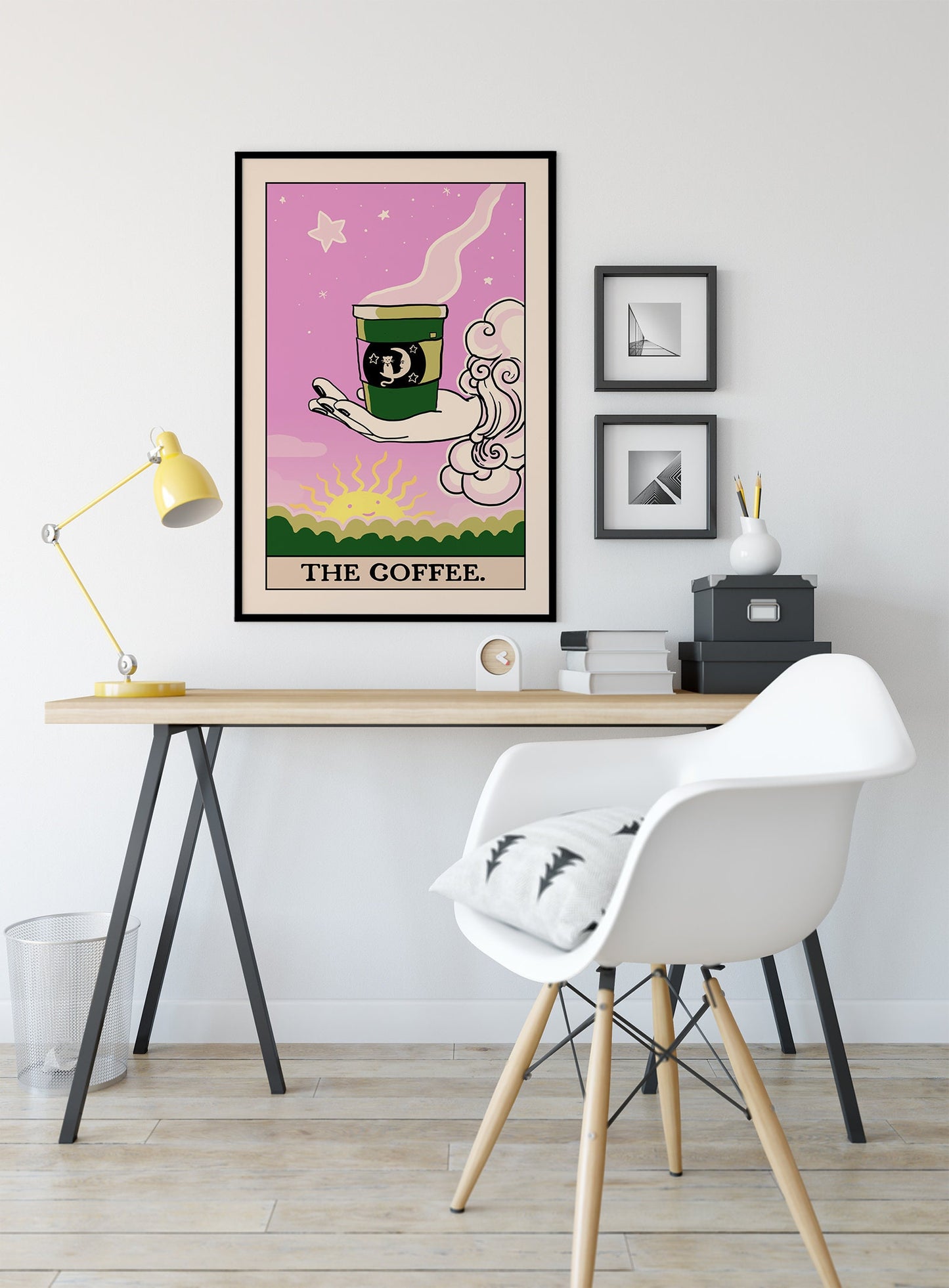 The Coffee - Tarot Card Print - The Coffee Card Poster (No Frame)
