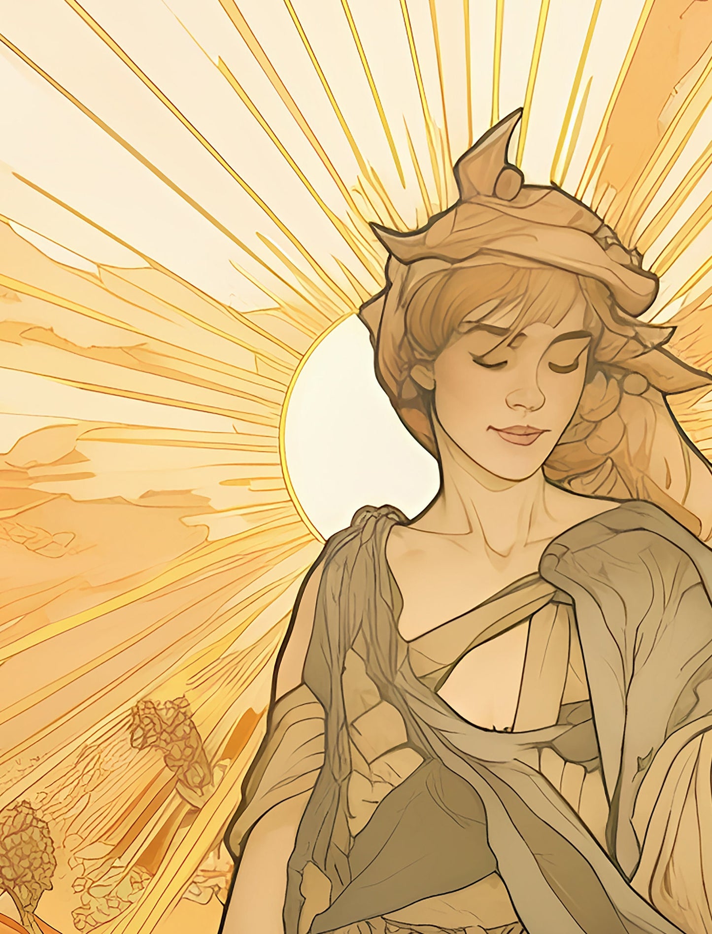 The Empress - Tarot Card Print - The Empress Card Poster, No Frame