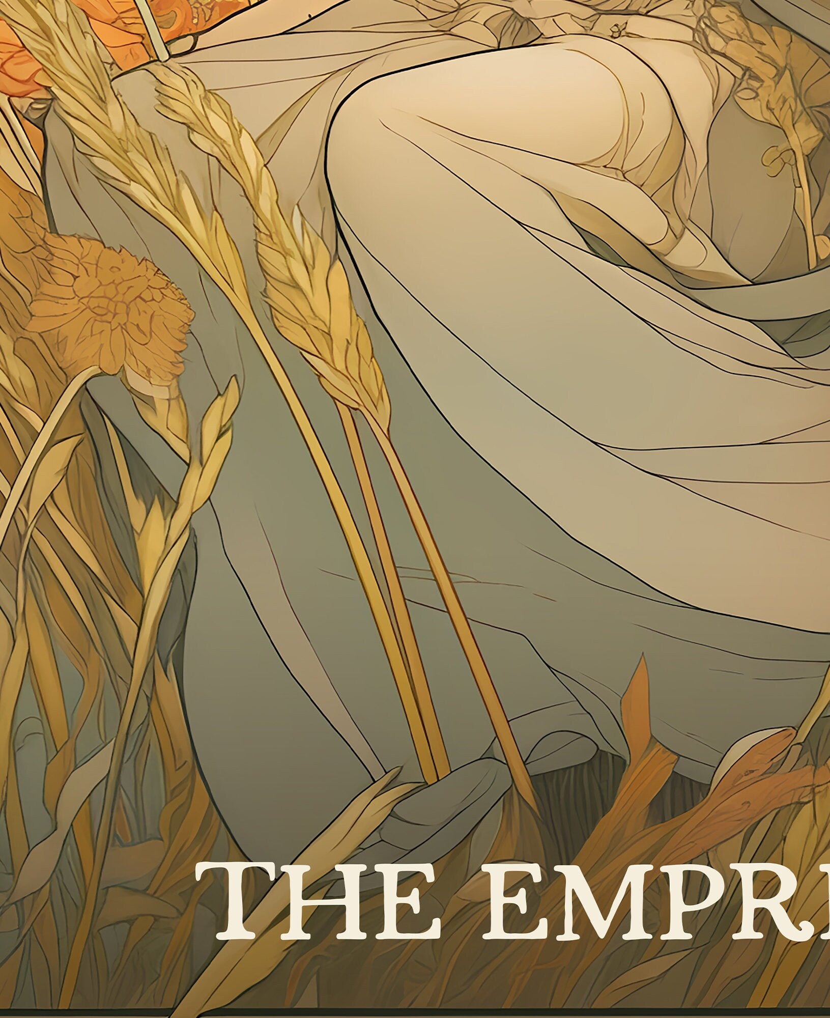 The Empress - Tarot Card Print - The Empress Card Poster, No Frame