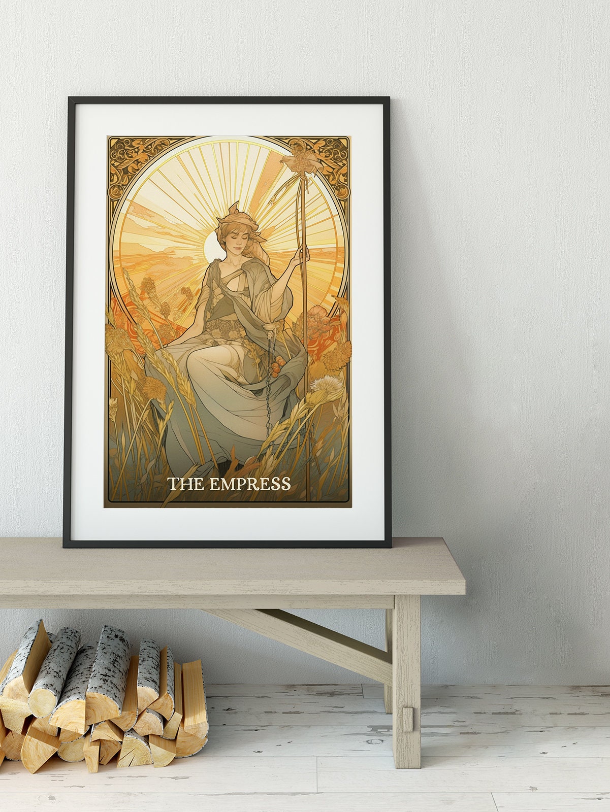 The Empress - Tarot Card Print - The Empress Card Poster, No Frame