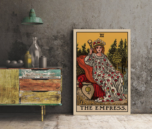 The Empress - Tarot Card Print - The Empress Card Poster, No Frame