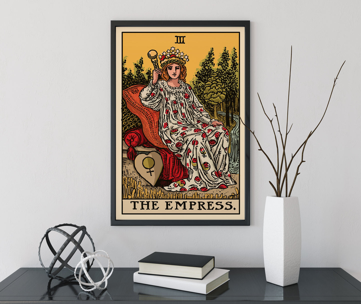 The Empress - Tarot Card Print - The Empress Card Poster, No Frame