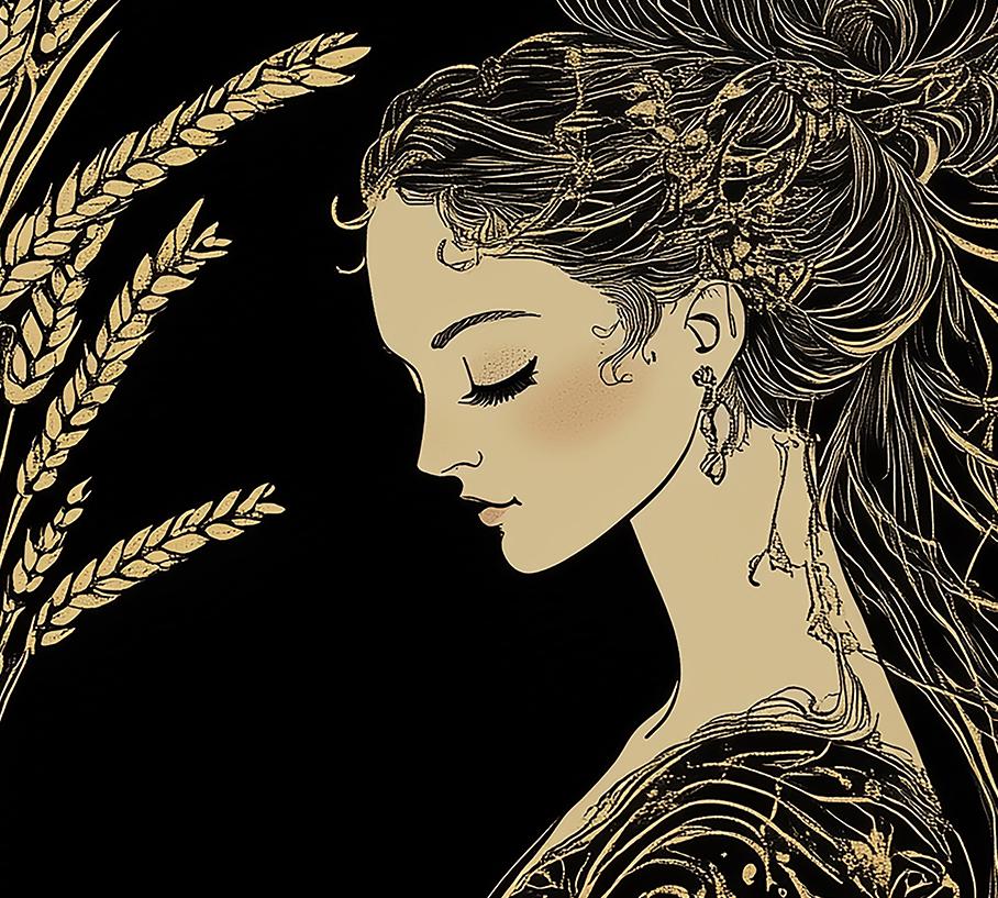 The Empress - Tarot Card Print - The Empress Card Poster, Demeter, No Frame