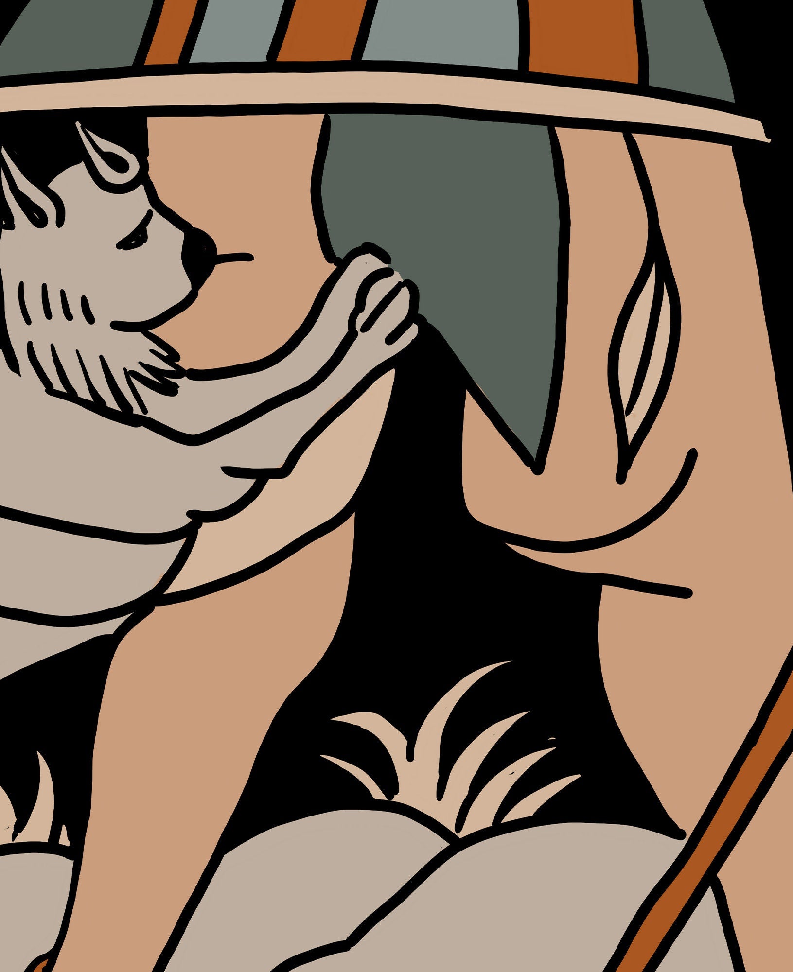 The Fool - Tarot de Marseille Card Print - The Fool Card Neutral Vibe Poster Eclectic Tarot, No Frame