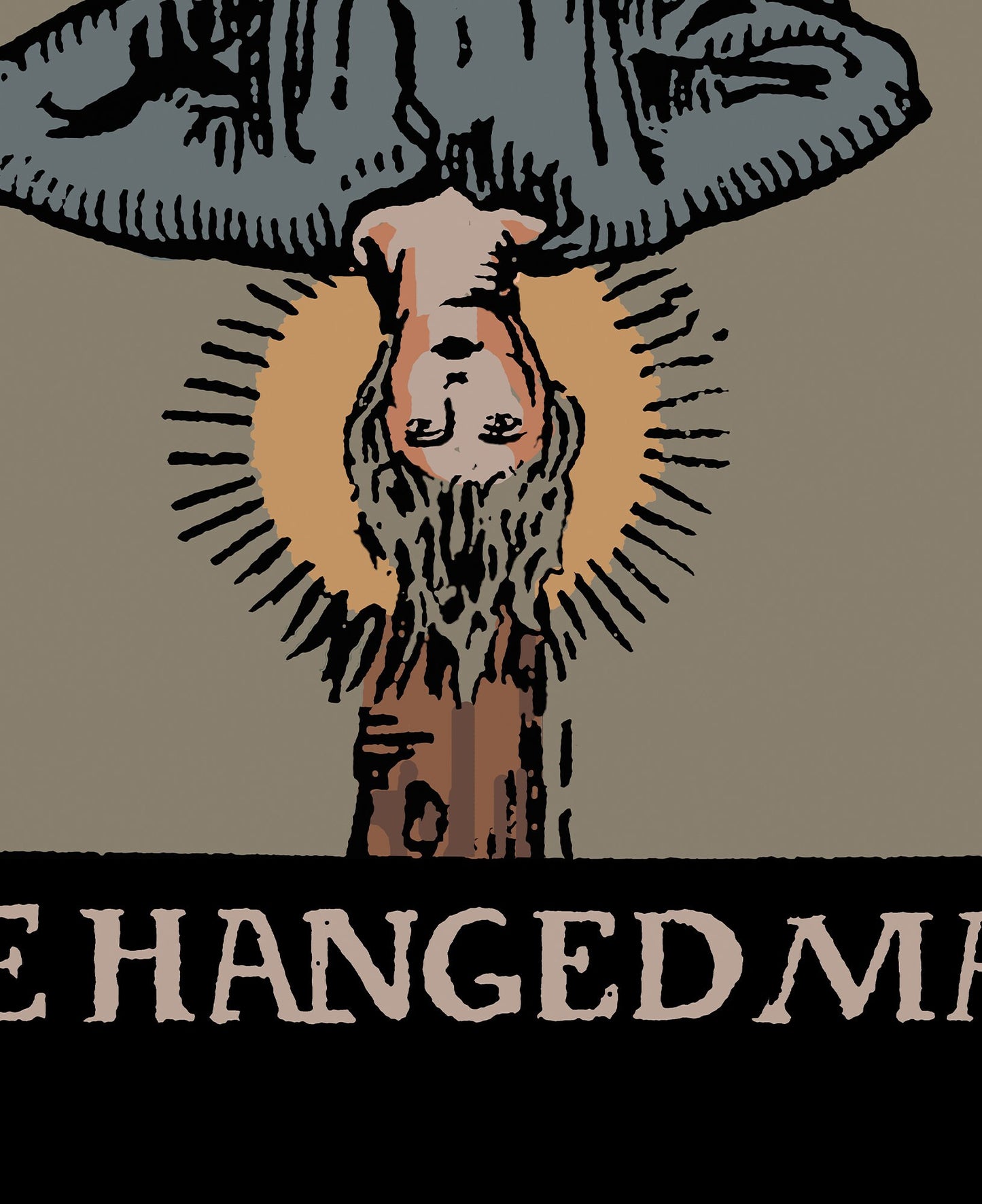 The Hanged Man- Tarot Card Print  
Closeup image