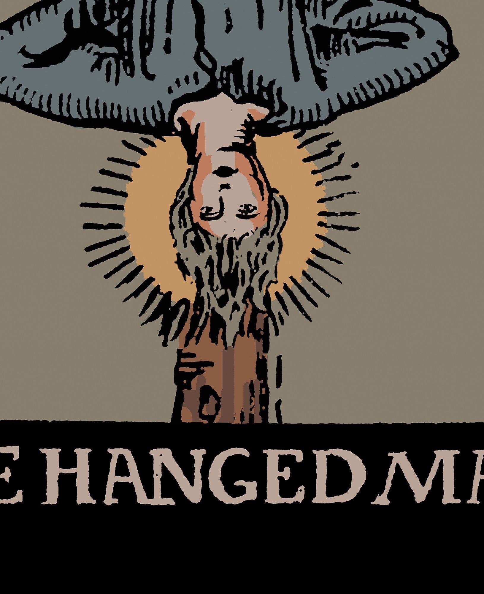 The Hanged Man- Tarot Card Print  
Closeup image