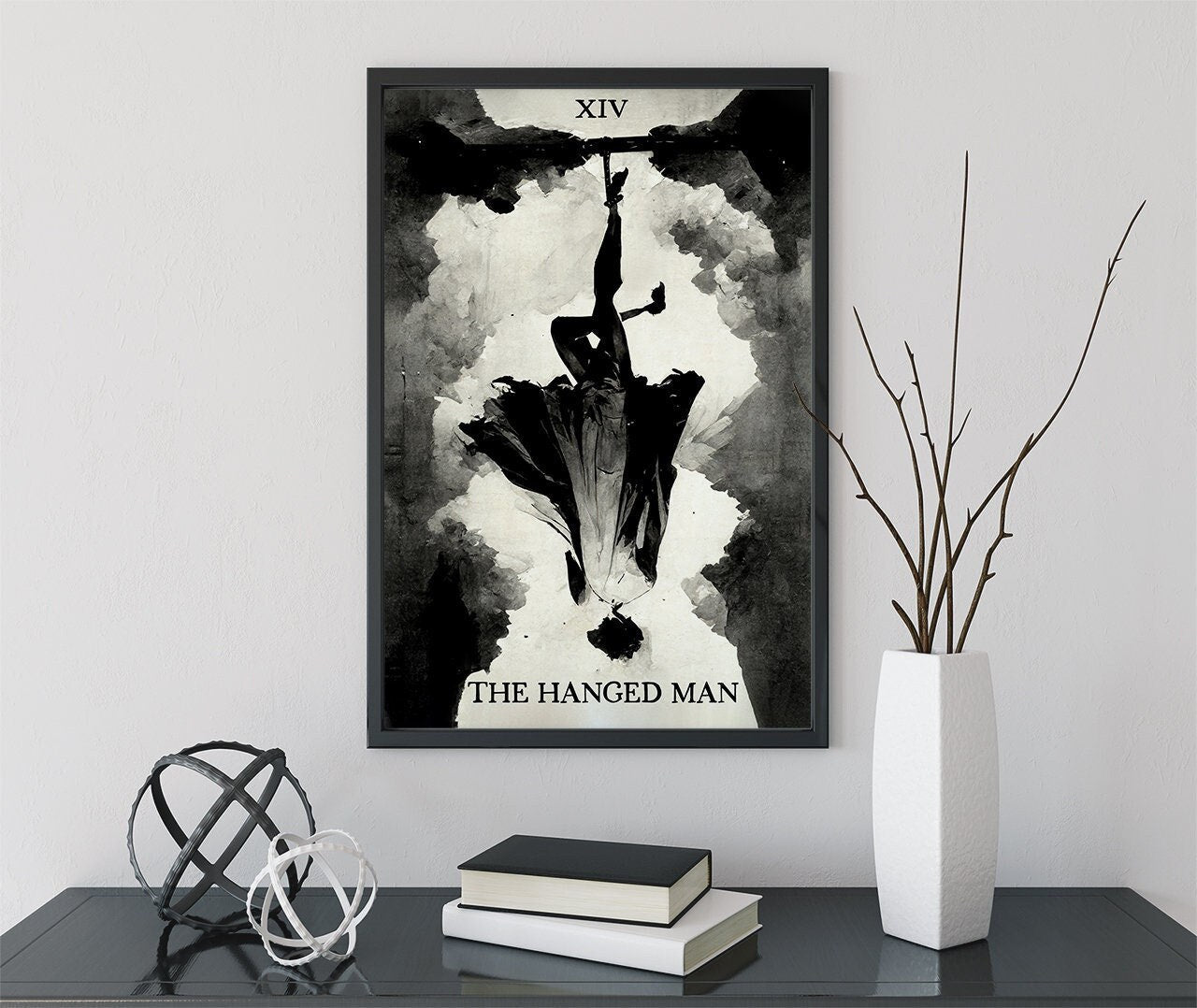 The Hanged Man - Tarot Card Print - The Hanged Man Card Poster, No Frame