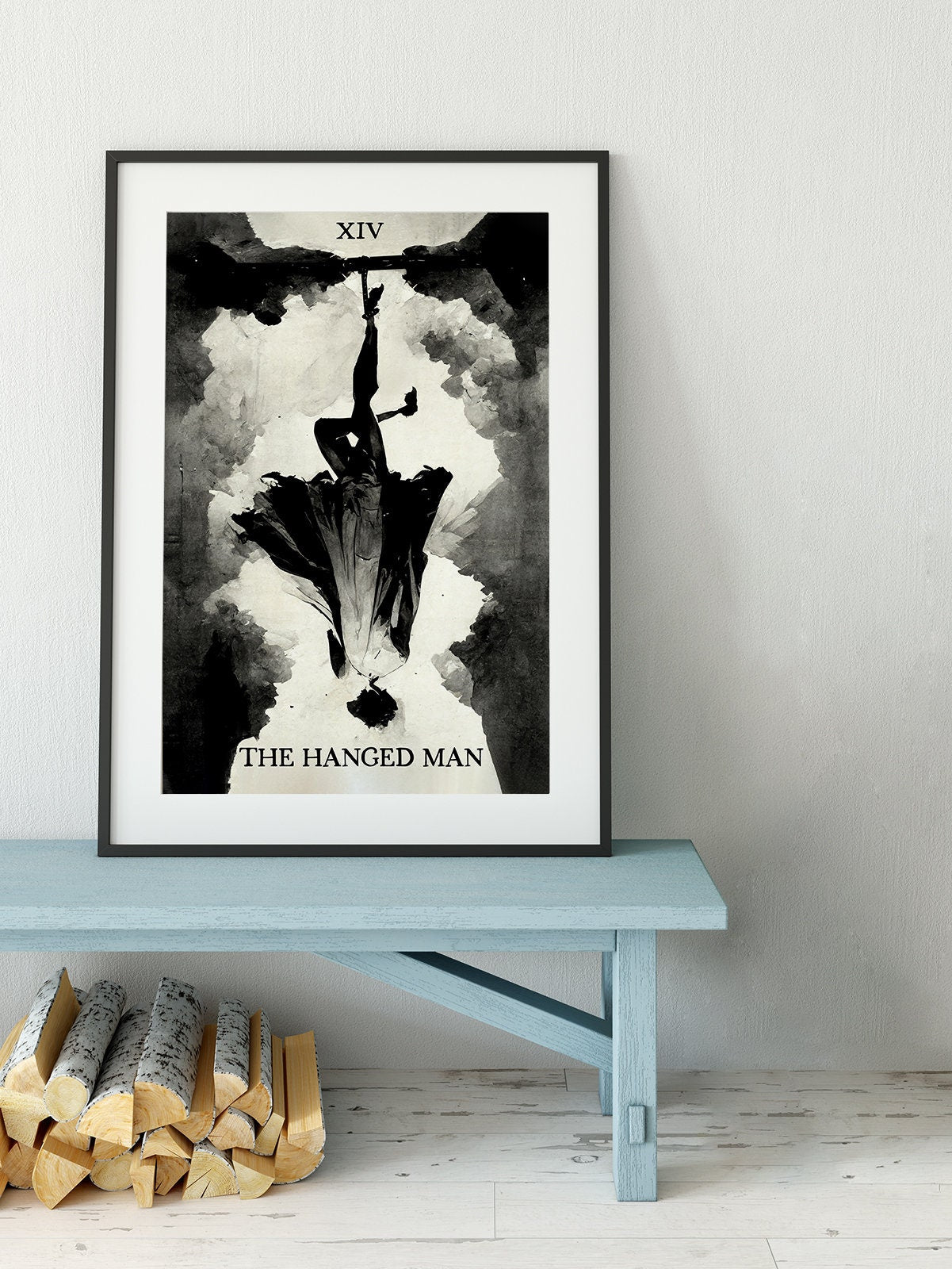 The Hanged Man - Tarot Card Print - The Hanged Man Card Poster, No Frame