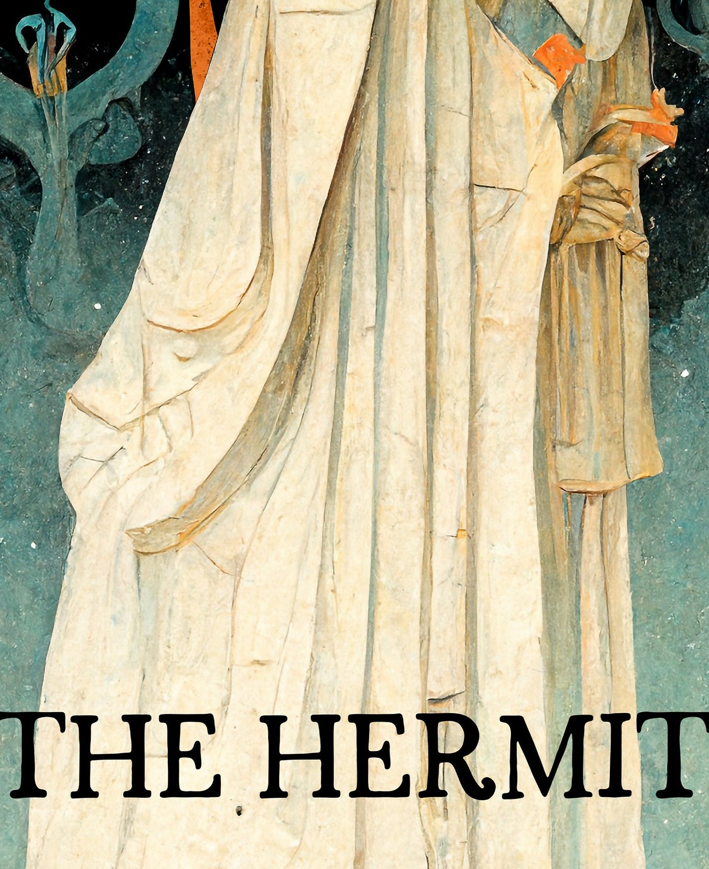 The Hermit - Tarot Card Print - The Hermit Tarot Card Poster (No Frame)