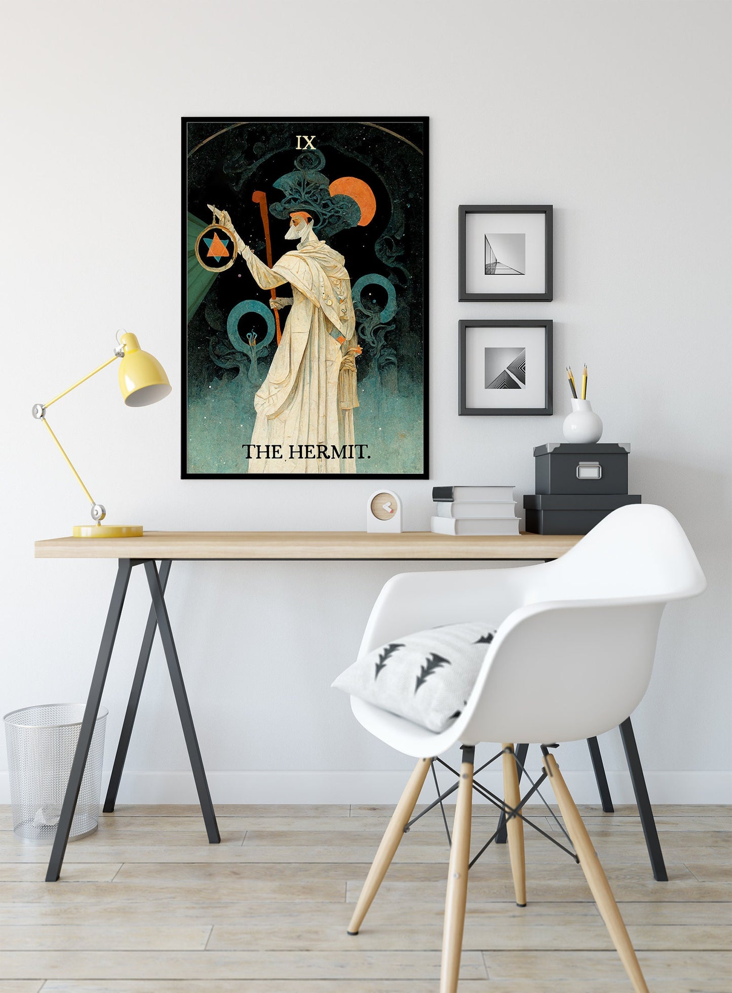 The Hermit - Tarot Card Print - The Hermit Tarot Card Poster (No Frame)