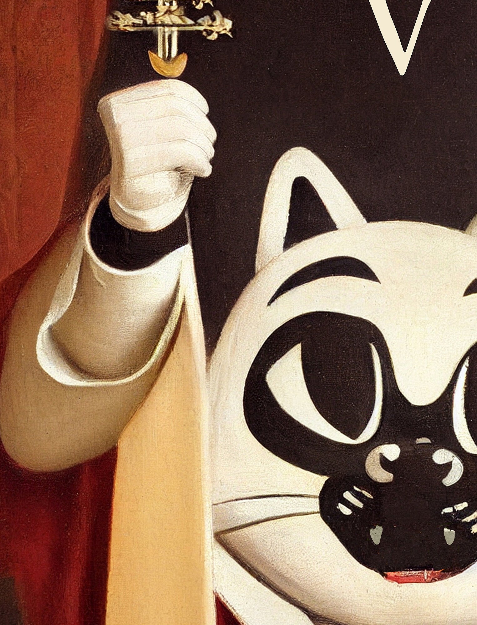 The Hierophant- Tarot Card Print - The Hierophant Card Tarot Card Poster Eclectic Tarot (No Frame)