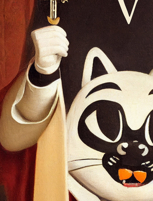 The Hierophant Tarot Card Print From The Green Menagerie Deck Neutral Vibe Wall Art by My Store