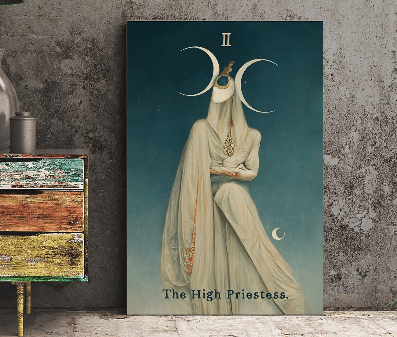 The High Priestess - Tarot Card Print Tarot, No Frame