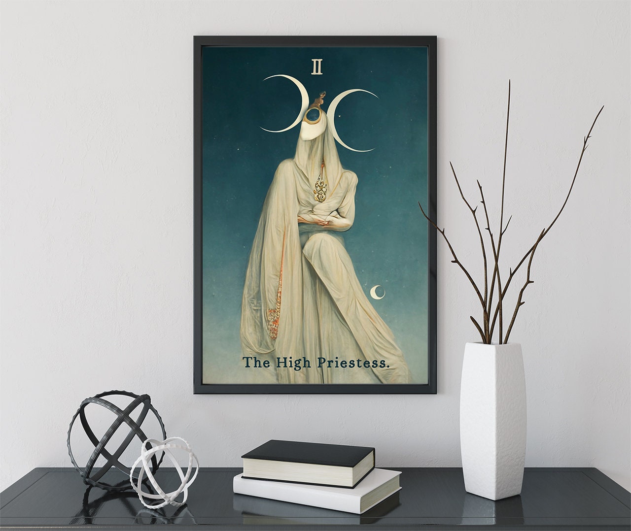 The High Priestess - Tarot Card Print Tarot, No Frame