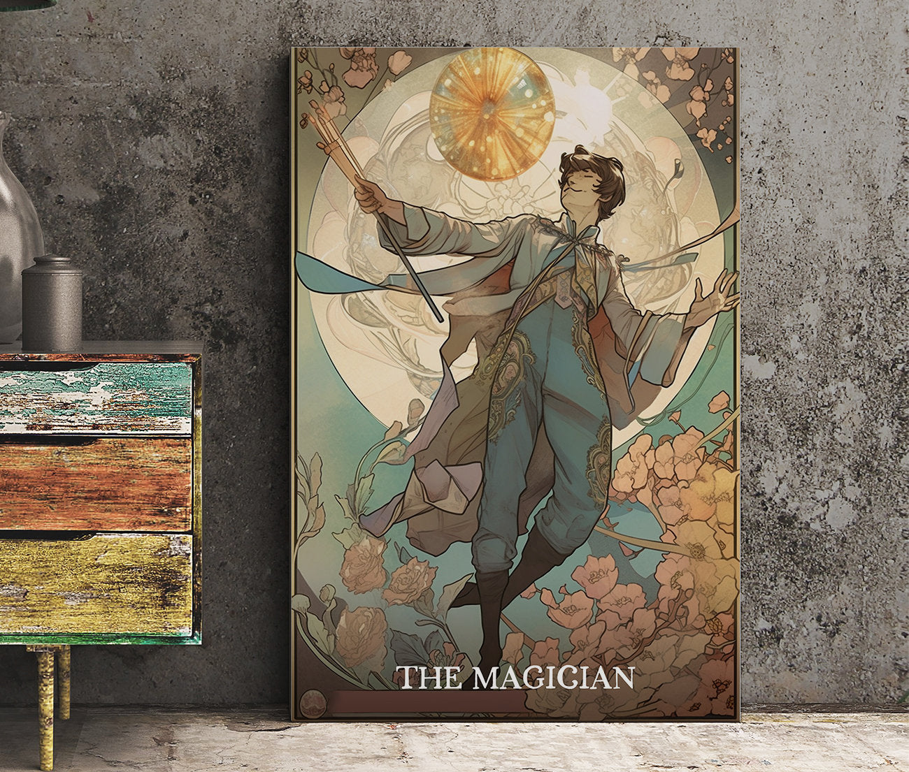 The Magician- Tarot Card Print - The Magician Card Poster, No Frame
