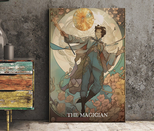 The Magician- Tarot Card Print - The Magician Card Poster, No Frame