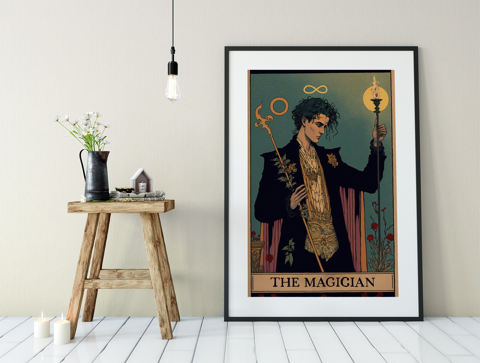 The Magician- Tarot Card Print - The Magician Card Poster, No Frame