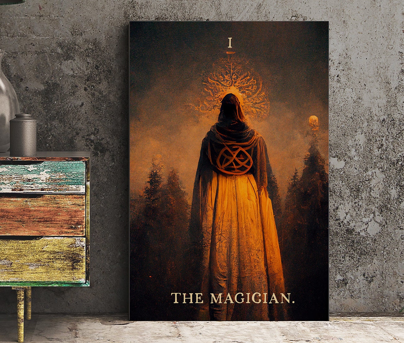 The Magician- Tarot Card Print - The Magician Card Poster, No Frame