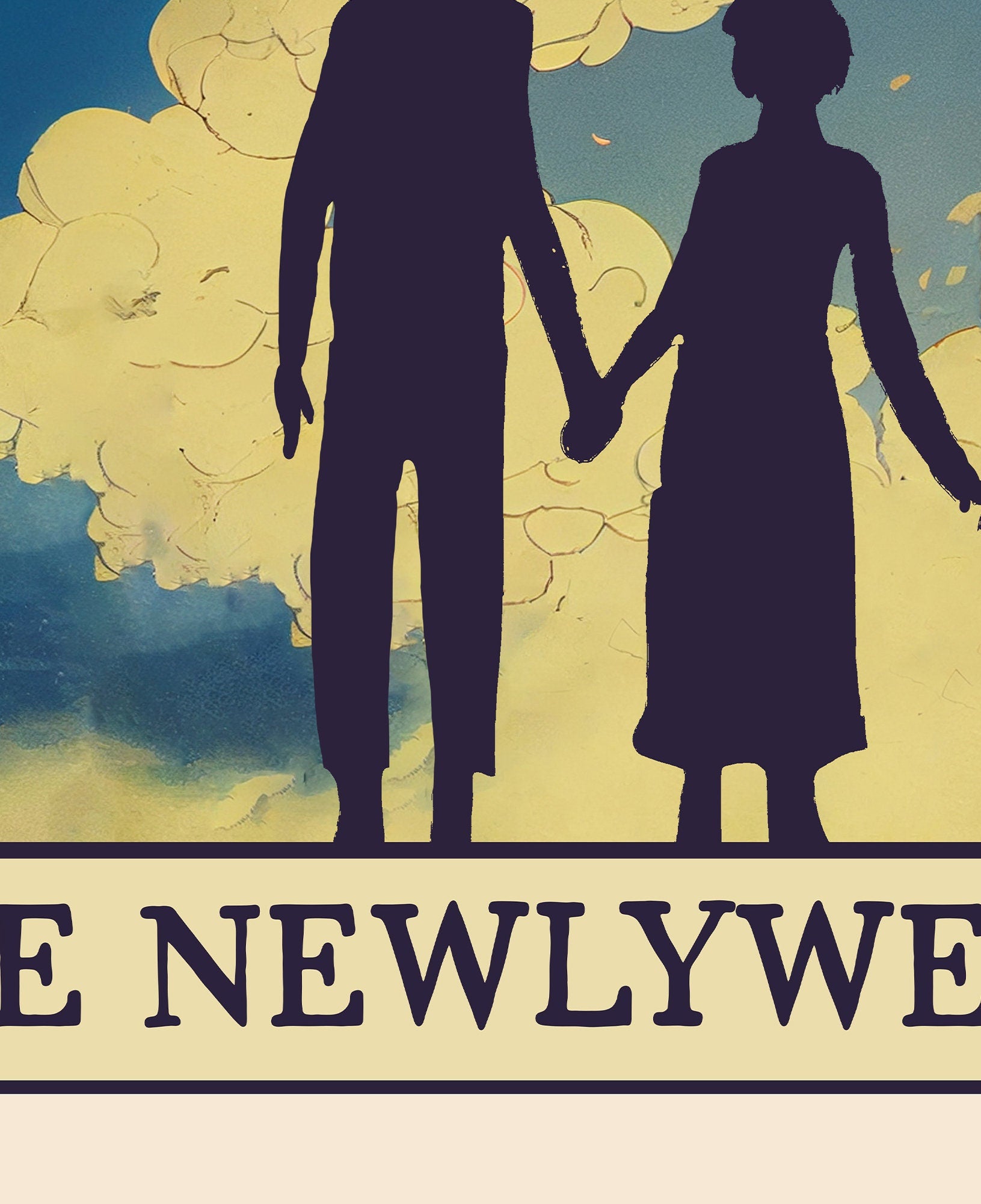 The Newlyweds - Tarot Card Print - The Newlyweds Card Poster (No Frame)