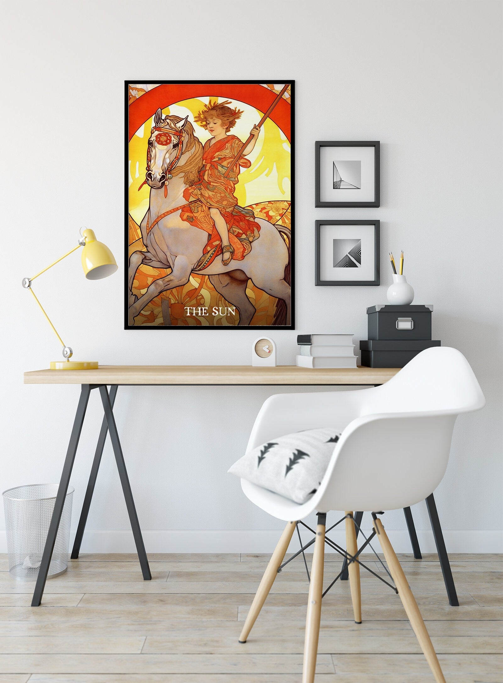 The Sun- Tarot Card Print - The Sun Card Poster, No Frame
