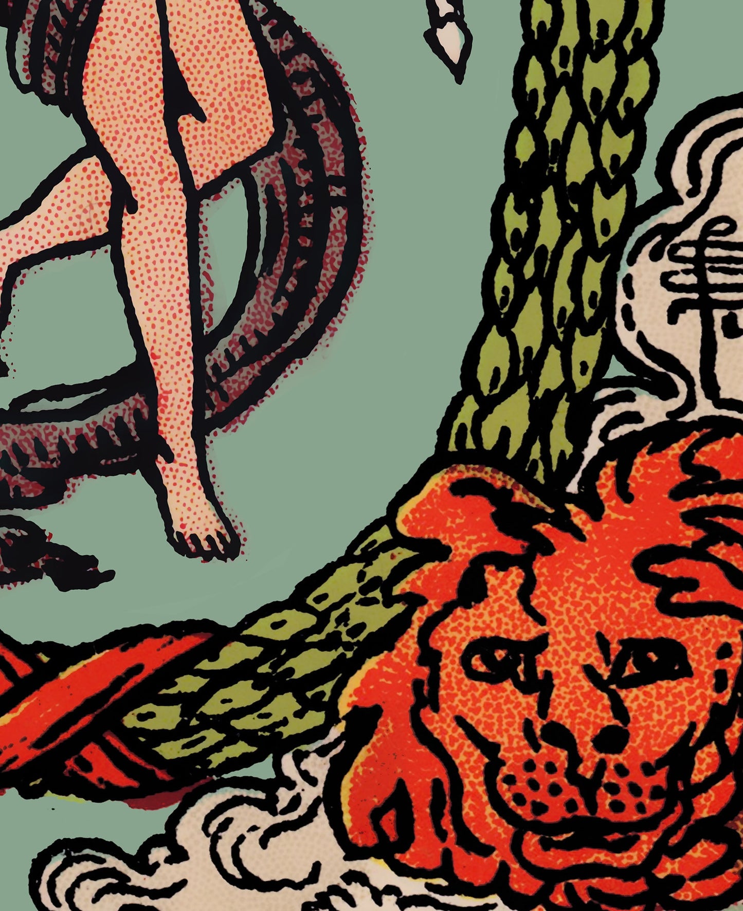 The World - Tarot Card Print - The World Card Tarot Poster, No Frame