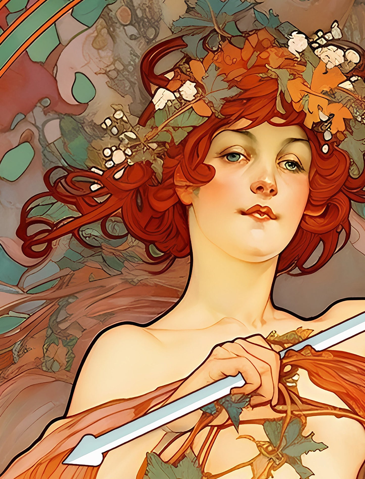 The World - Tarot Card Print - The World Card Poster, No Frame