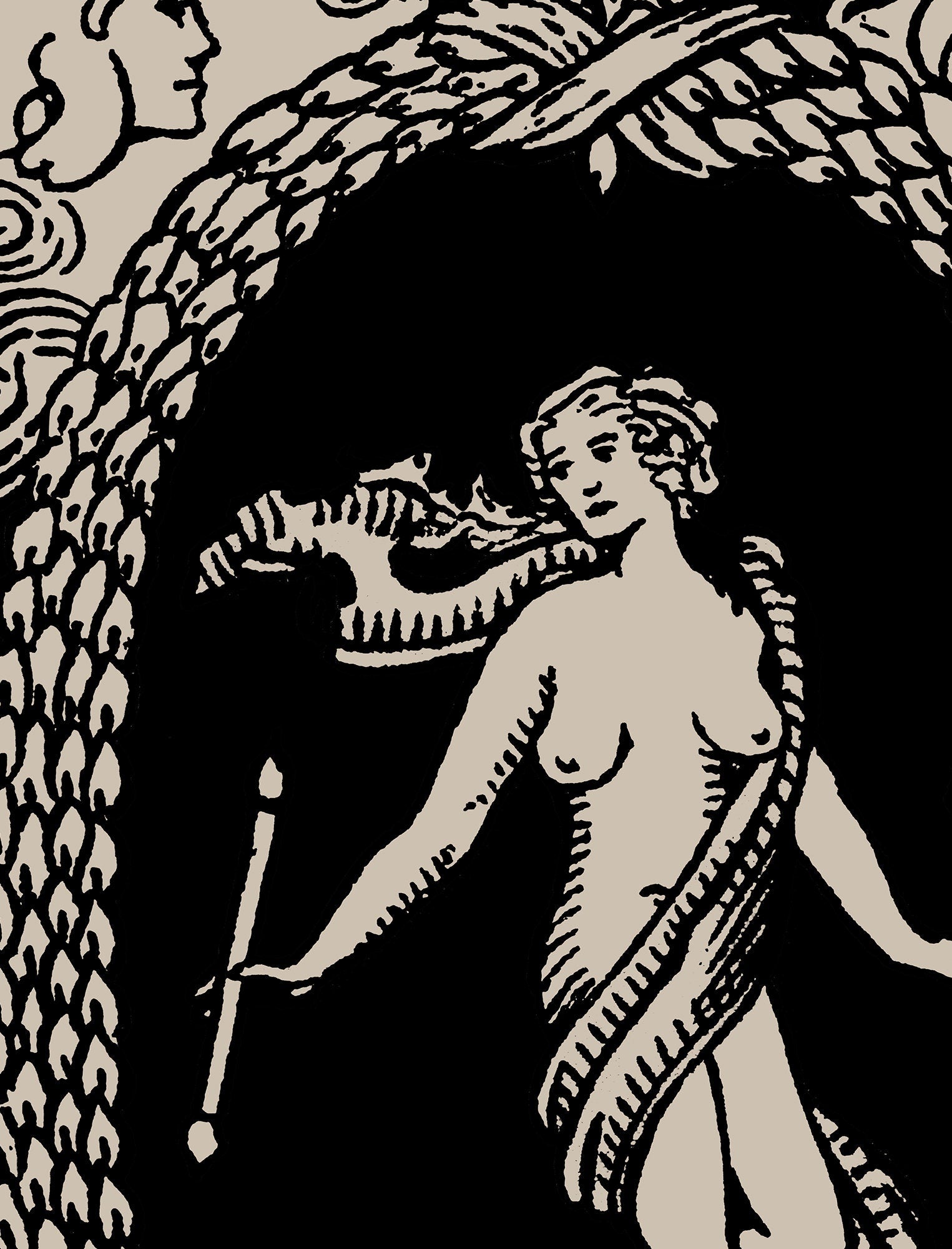 The World - Tarot Card Print - The World Card Poster, No Frame