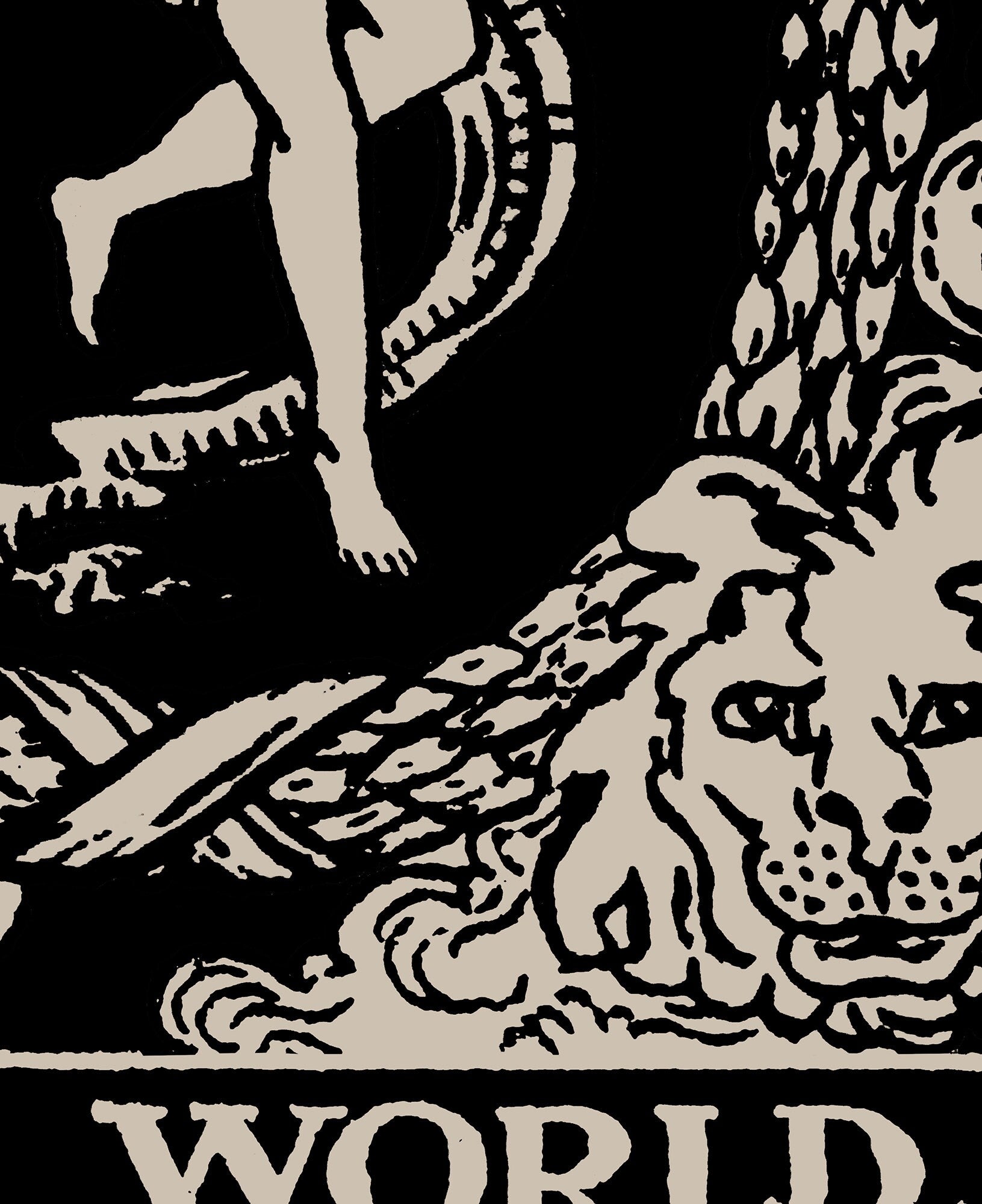 The World - Tarot Card Print - The World Card Poster, No Frame