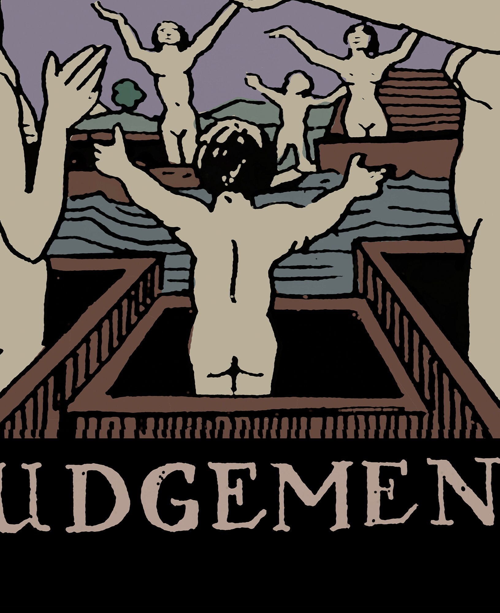 Judgement - Tarot Card Print - Tarot Card The Judgement Card Poster, No Frame