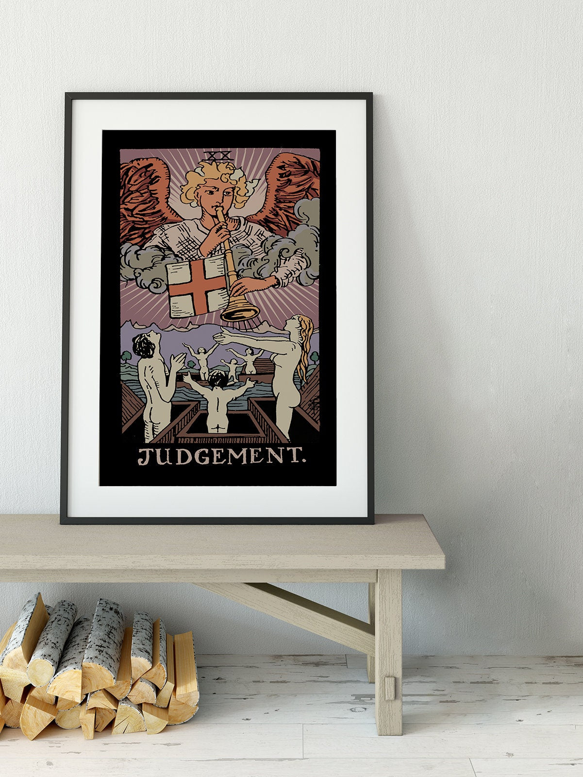 Judgement - Tarot Card Print - Tarot Card The Judgement Card Poster, No Frame