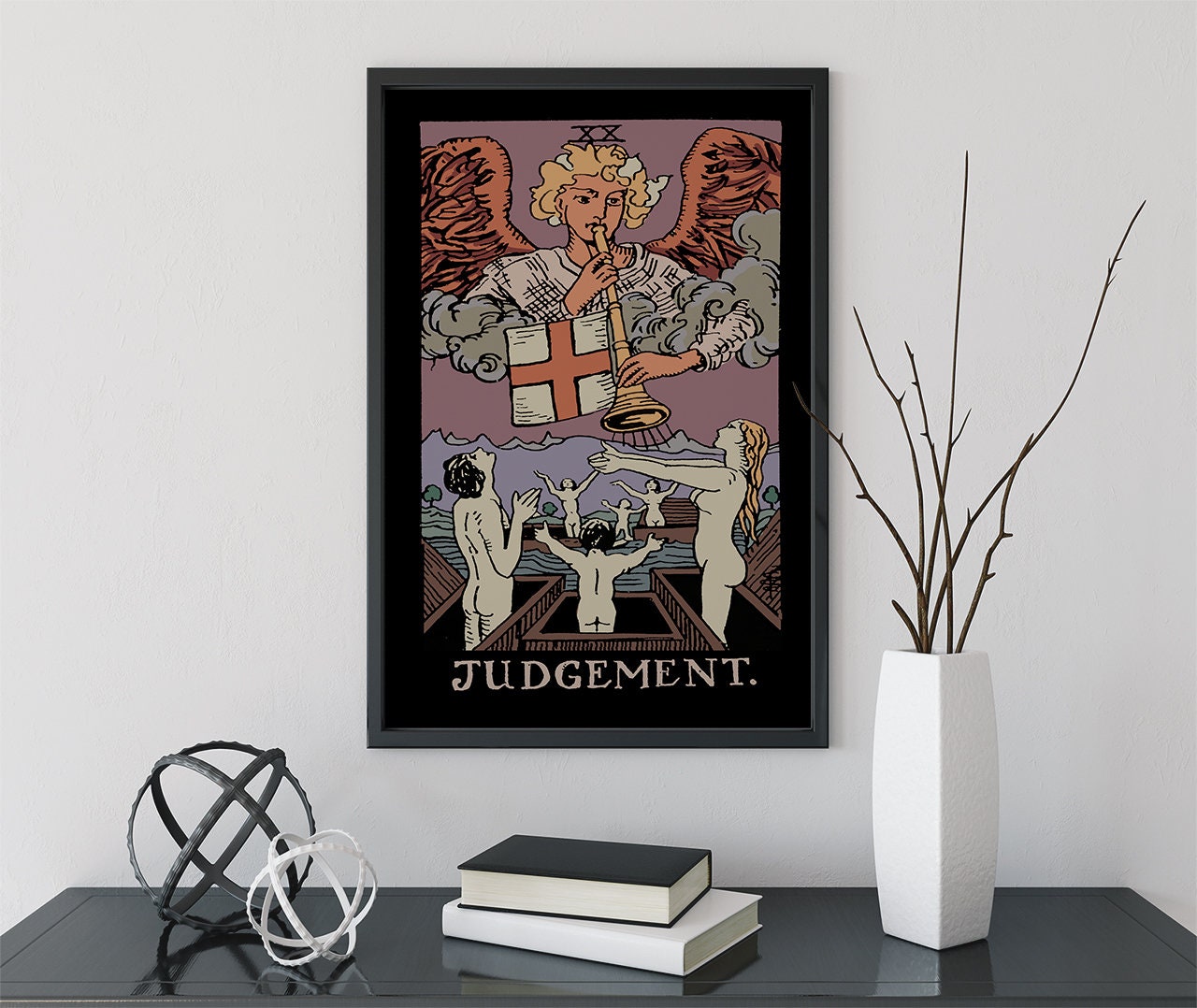 Judgement - Tarot Card Print - Tarot Card The Judgement Card Poster, No Frame