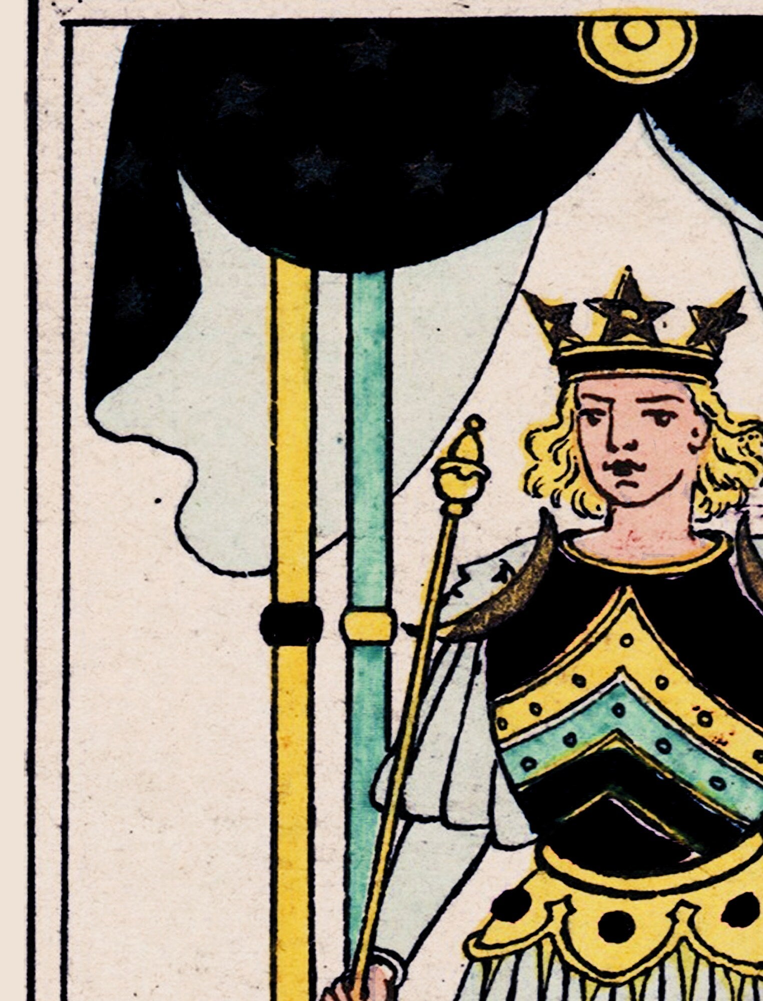 The Chariot - Tarot Card Print - The Chariot Card Tarot Poster an Oswald Wirth Print, No Frame