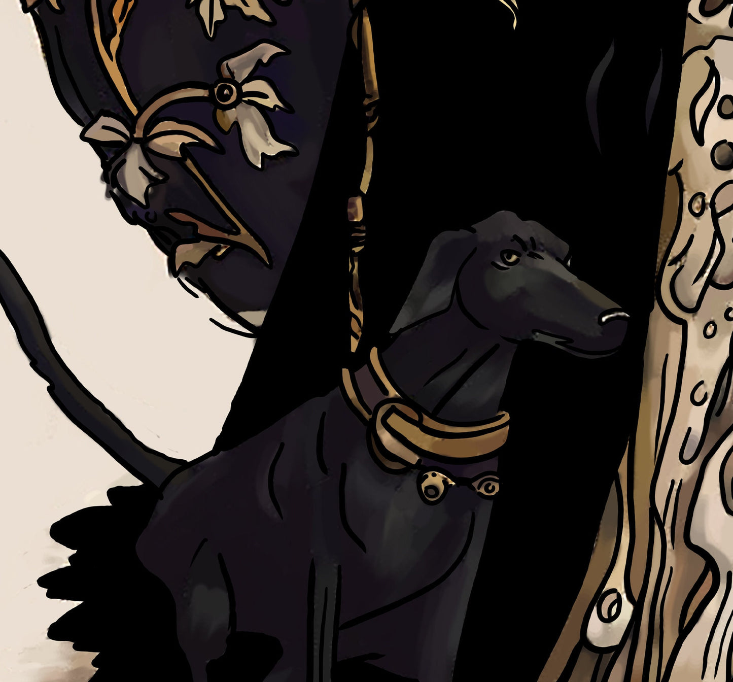 Moon Goddess, Hecate Poster, Wiccan Art - Hekate Witchy Print, No Frame