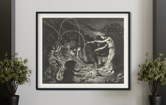 Witches, 1626, Jan van de Velde (No Frame)