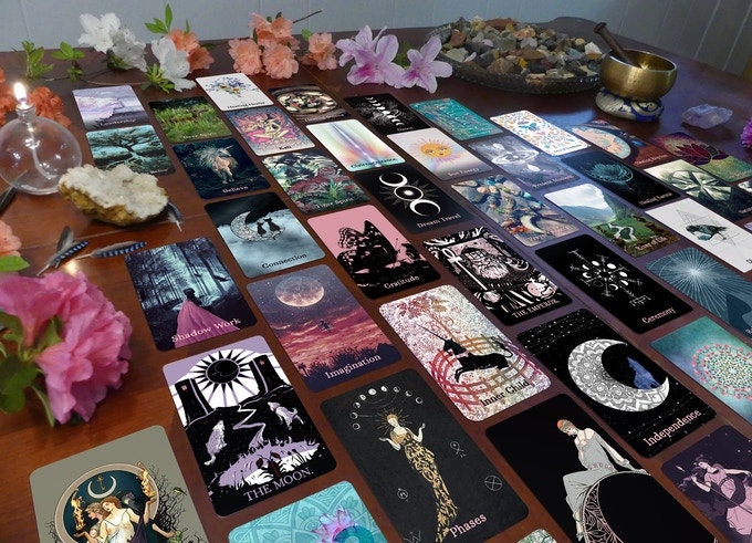 Explore The Healers Dream Oracle 100 Cards Guidebook Pdf Holographic, featuring stunning holographic tarot cards for spiritual guidance.