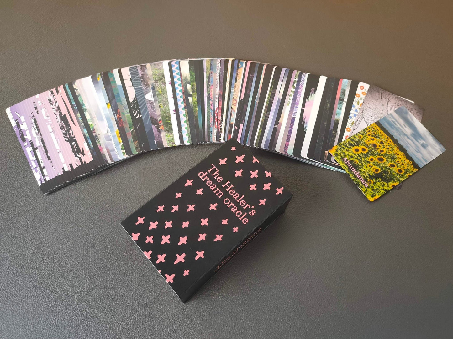 Explore The Healers Dream Oracle 100 Cards Guidebook Pdf Holographic, featuring stunning holographic artwork for spiritual guidance.