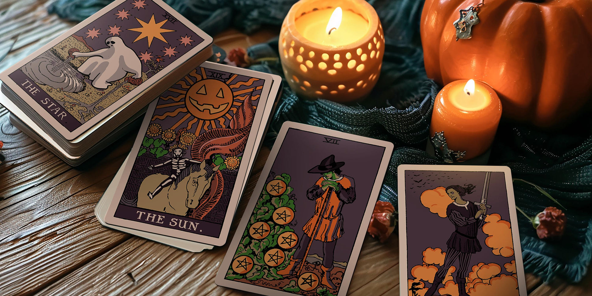 RWS Halloween Tarot Deck