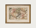 Nouveau Fleurs Print Pink And Beige Art Nouveau Poster Premium Archival Quality Home Decor by My Store