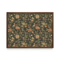 Olive Green Art Nouveau Framed Wall Art