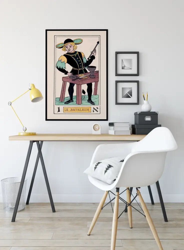 Oswald Wirth The Magician Tarot Card Print No Frame Poster Wall Art Gift For Collectors And Spiritual Decor by My Store