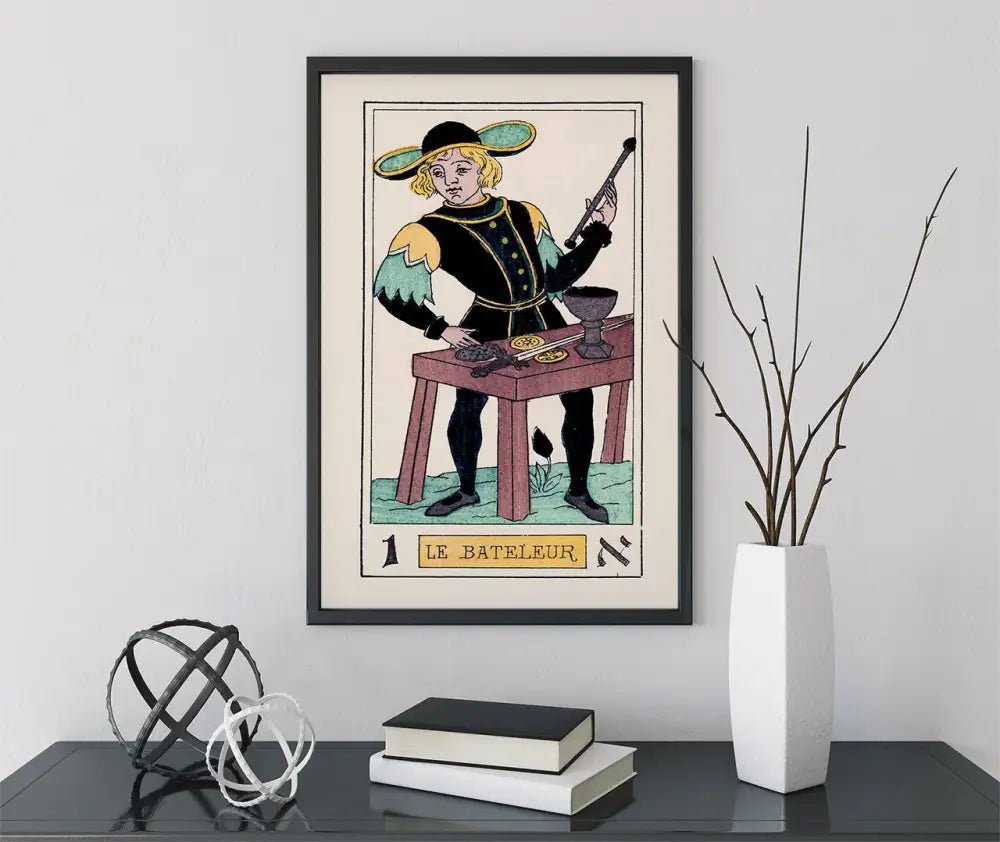 Oswald Wirth The Magician Tarot Card Print No Frame Poster Wall Art Gift For Collectors And Spiritual Decor by My Store