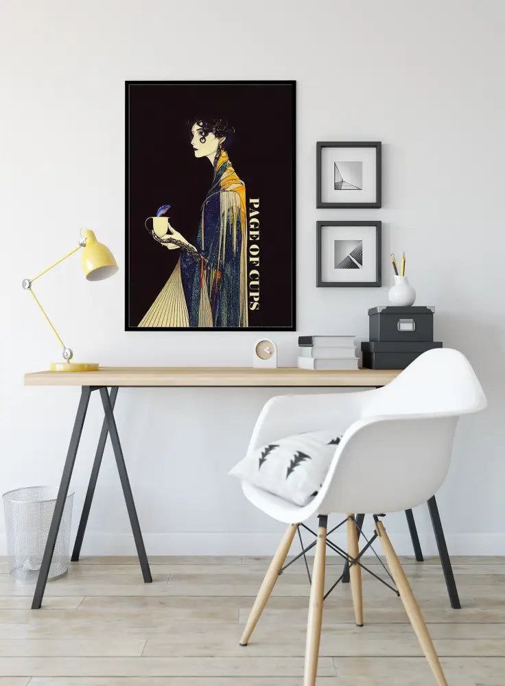 Page of Cups Tarot Card Poster No Frame by My Store