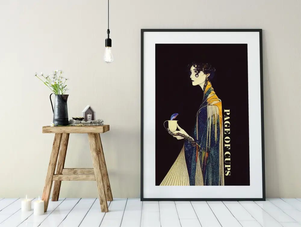 Page of Cups Tarot Card Poster No Frame by My Store